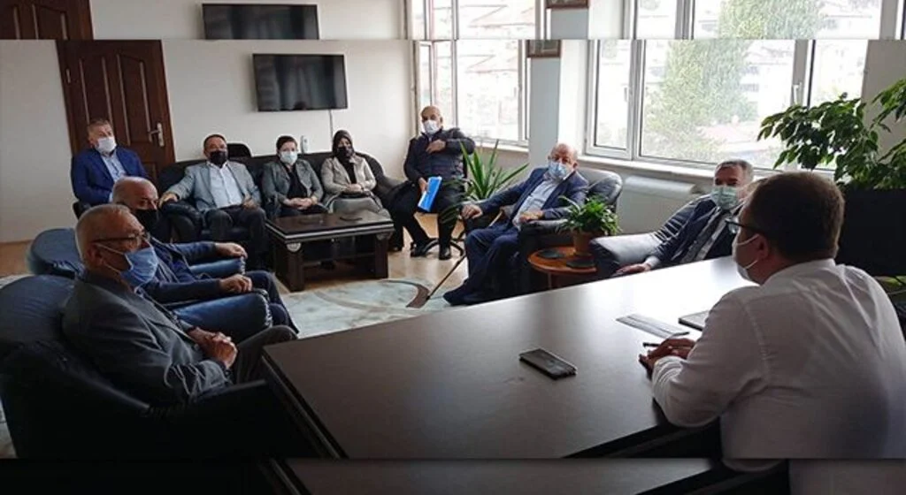 Kaymakam Nayman'a 'hayırlı olsun' ziyareti 