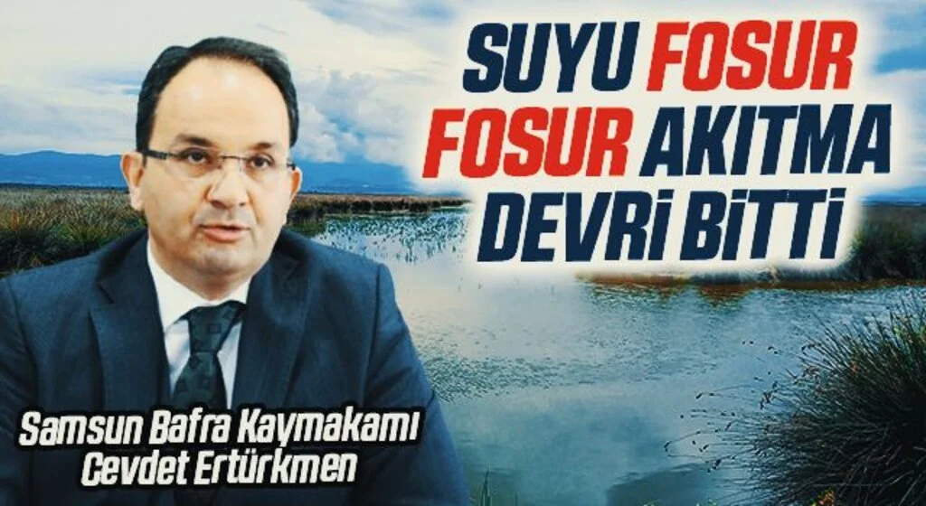Kaymakamdan muhtarlara ’sulama suyu’ uyarısı: "Suyu fosur fosur akıtma devri bitti"