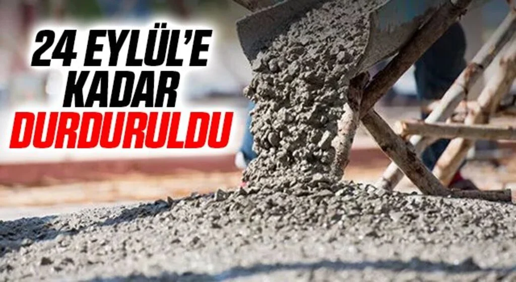 Müteahhitlerden boykot kararı: İnşaatlar 24 Eylül'e kadar durduruldu