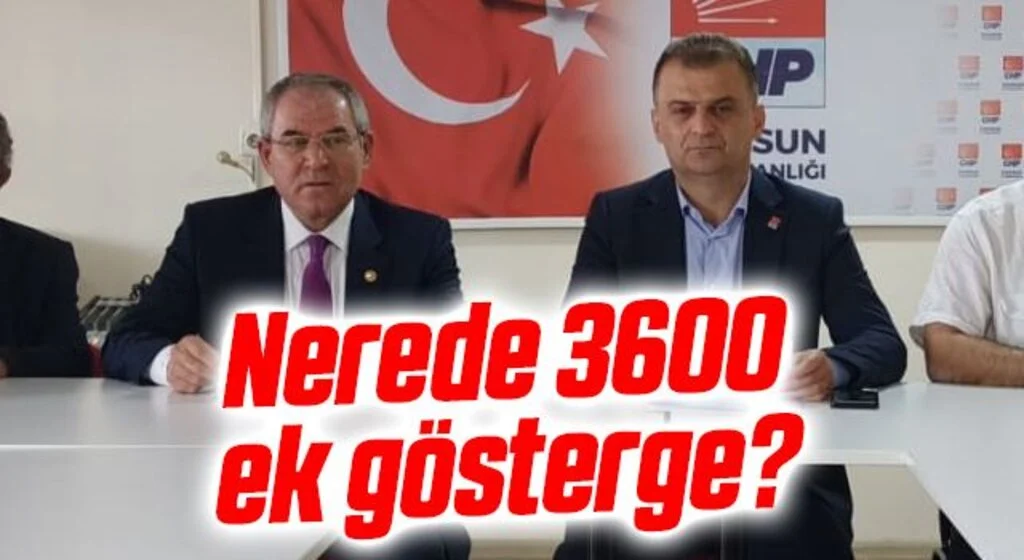 Nerede 3600 ek gösterge?