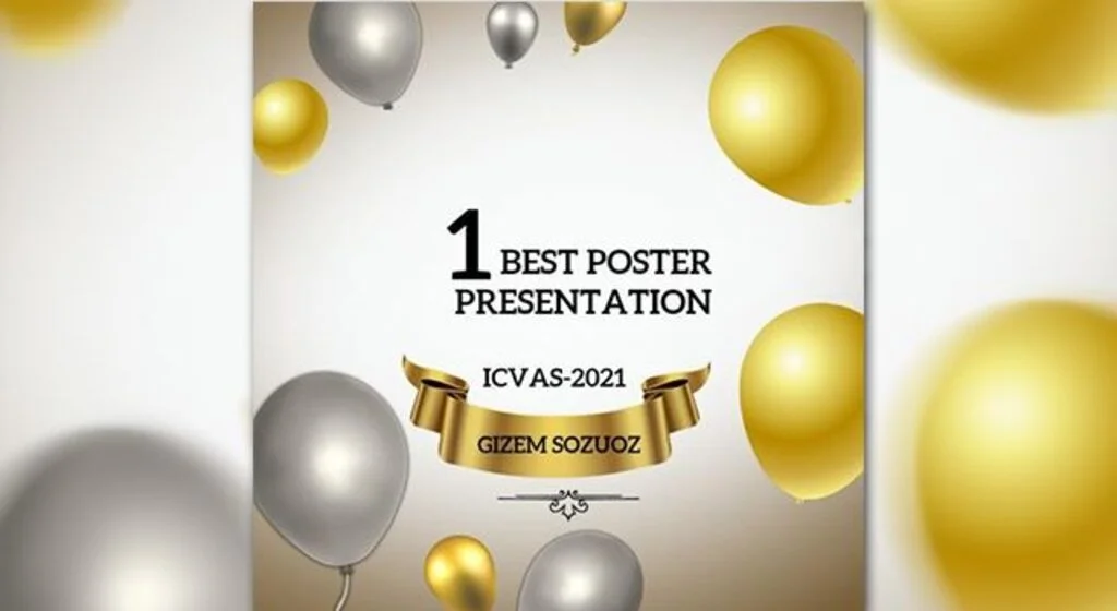 OMÜ Veteriner Fakültesi'ne ICVAS 2021’de “En İyi Poster Ödülü”