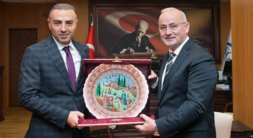 Rektör Ünal'dan SGK Başkanı Ceylan’a ziyaret