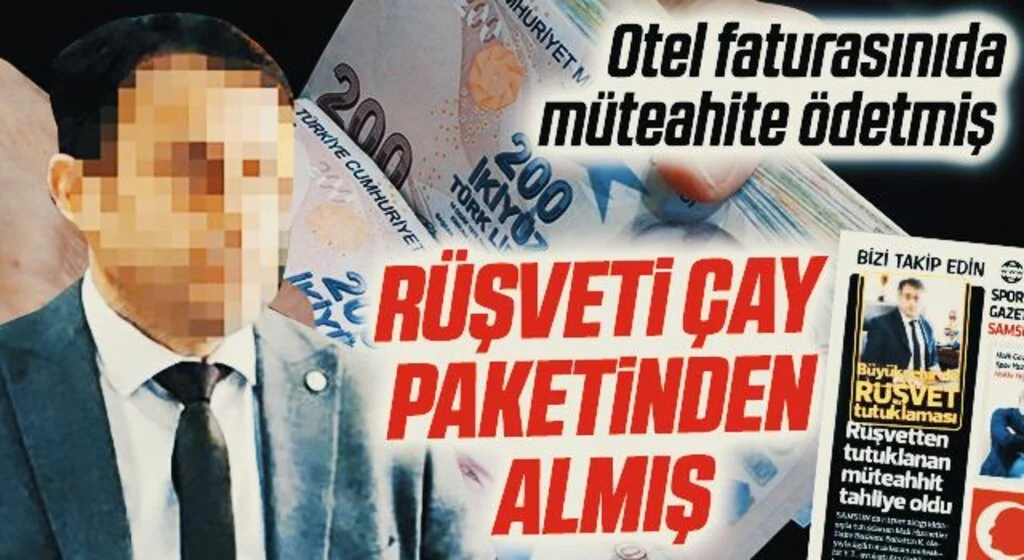 Rüşveti Çay Paketinden Almış