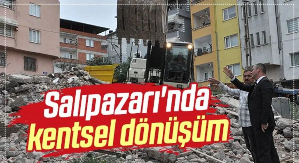 Salıpazarı'nda kentsel dönüşüm