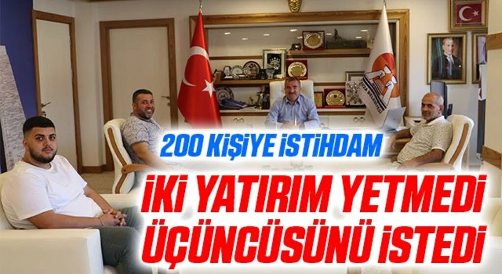 Samsun Havza'da İki yatırım yetmedi üçüncüsünü istedi