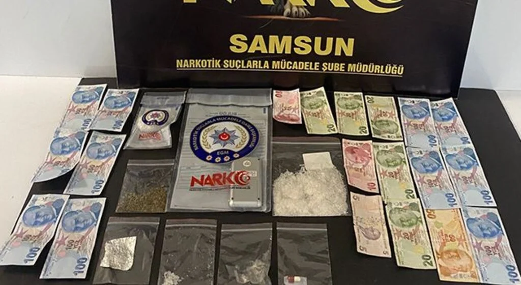 Samsun İlkadım'da Satışa hazır uyuşturucularla yakalandı