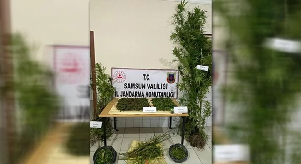 Samsun'da 4 kilo kubar esrar ele geçirildi