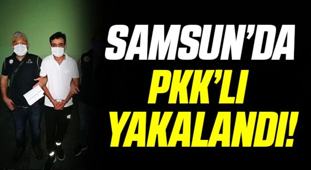 Samsun'da 4 yıl 8 ay cezası bulunan PKK'lı yakalandı