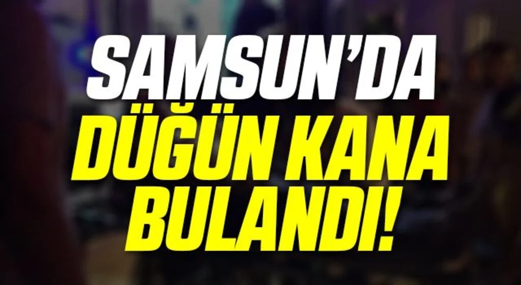 Samsun'da Düğünde Maganda Kurşunu