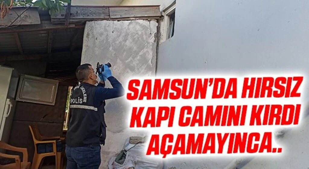 Samsun'da Evden 36 bin lira para ve altın çalındı