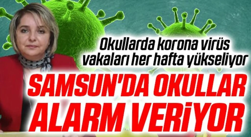 Samsun'da Okullarda korona virüs vakaları her hafta yükseliyor