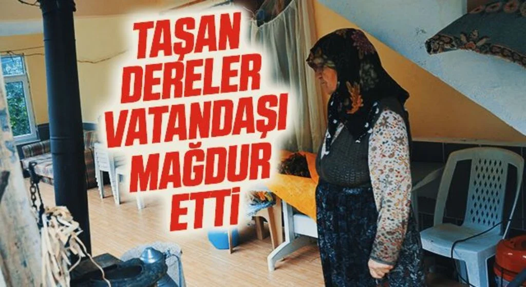 Samsun'da Taşan Dereler Vatandaşı Mağdur Etti