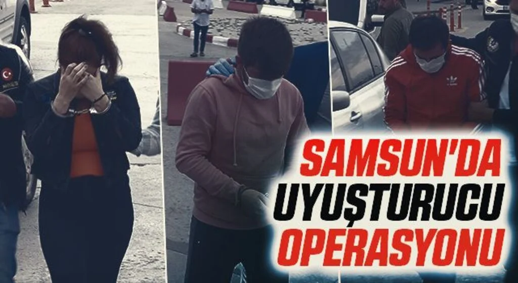 Samsun'da uyuşturucu operasyonu: 6 gözaltı