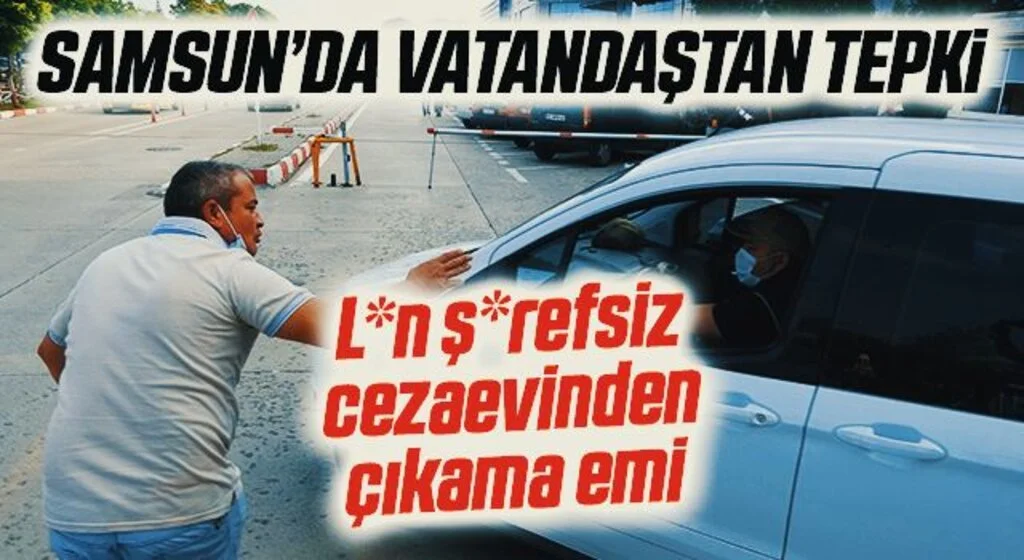 Samsun'da yakalanan PKK'lıya vatandaş tepkisi