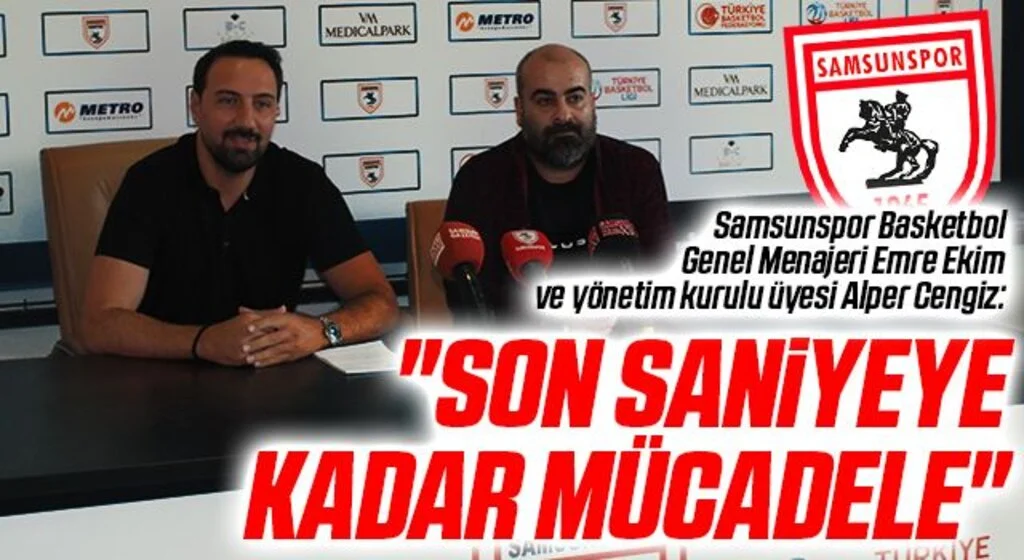 Samsunspor Basketbol'da "Son Saniyeye Kadar Mücadele"
