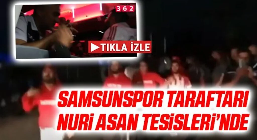 Samsunspor Taraftarı Nuri Asan Tesisleri'nde