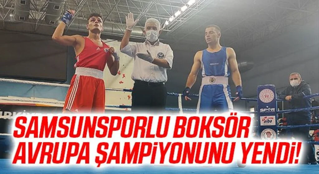 Samsunsporlu Boksör Avrupa Şampiyonunu Yendi