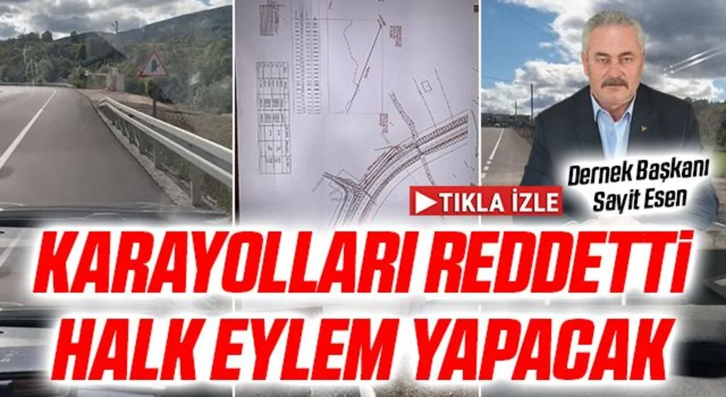 Samsun'un Kavak-Asarcık kavşak yolunu Karayolları Reddetti Halk Eylem Yapacak