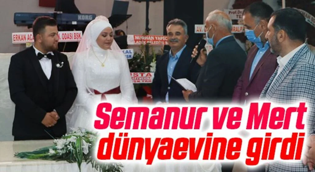 Semanur ve Mert dünyaevine girdi