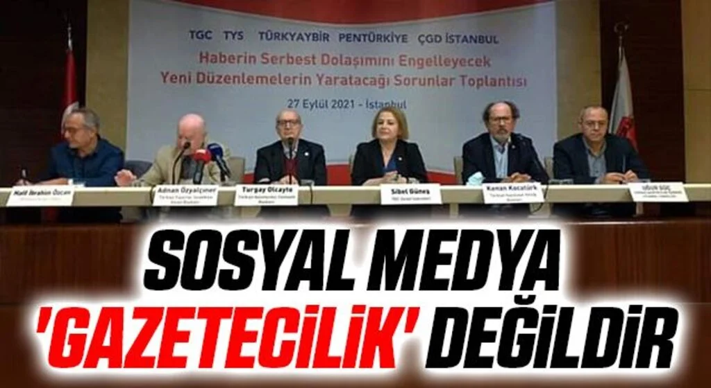 Sosyal medya 'gazetecilik' değildir