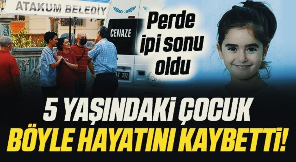 Stor perdenin ipi boynuna dolanan 5 yaşındaki çocuk hayatını kaybetti