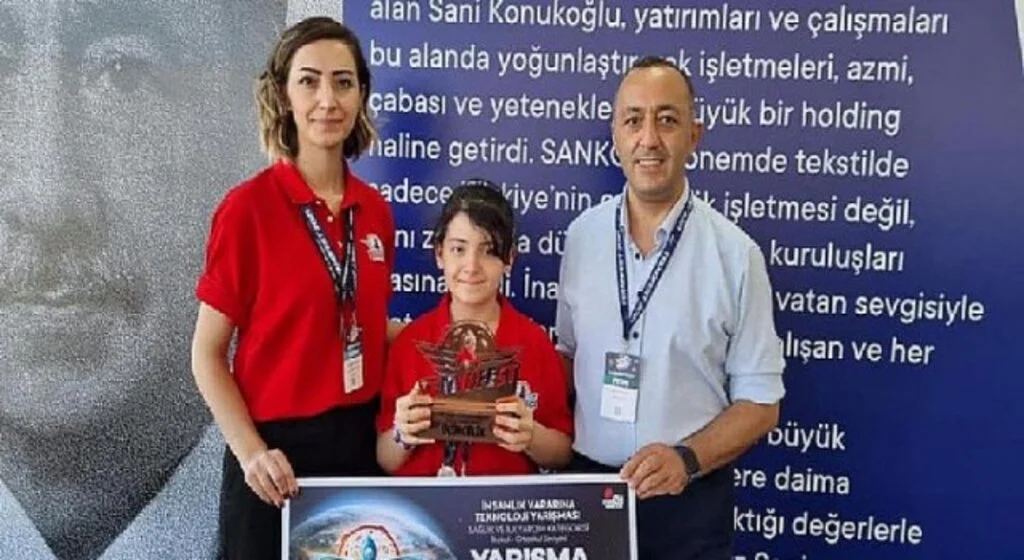Teknofest’te Sanka Okulları flaması dalgalandı