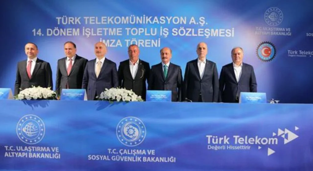 Türk Telekom'da TİS'te imzalar atıldı