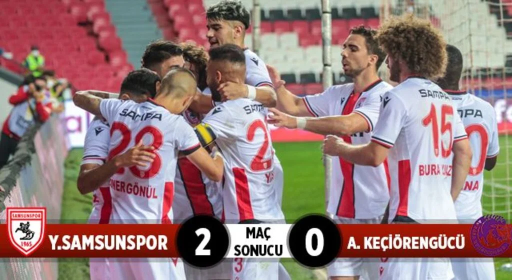 Yılport Samsunspor: 2 A. Keçiörengücü 0 (Maç Sonucu)