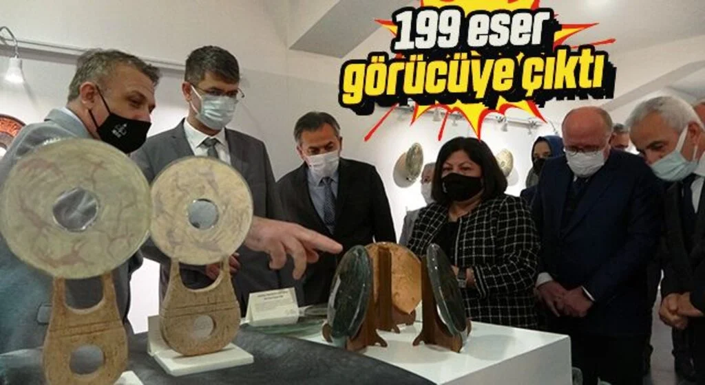 Anadolu medeniyetlerinin izlerini taşıyan 199 eser görücüye çıktı
