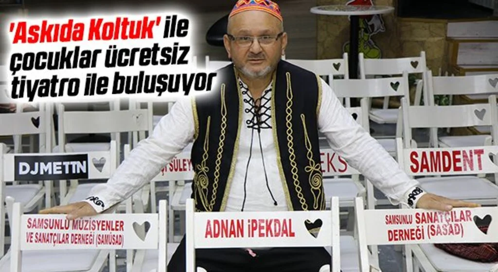 'Askıda Koltuk' ile çocuklar ücretsiz olarak tiyatro ile buluşuyor