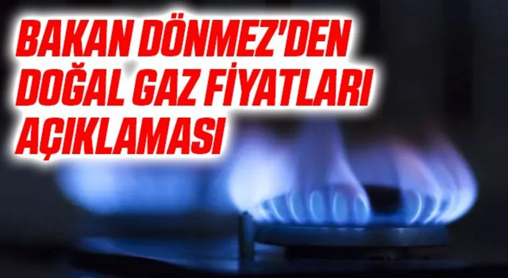Bakan Dönmez'den doğal gaz fiyatları açıklaması: Fedakarlık yaparak vatandaşa en az şekilde yansıtıyoruz