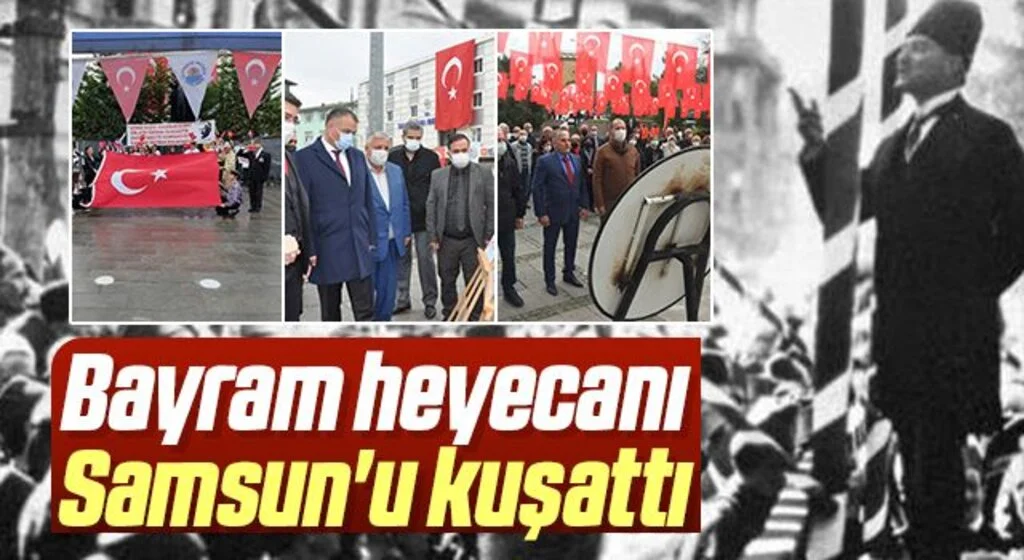 Bayram heyecanı Samsun'u kuşattı