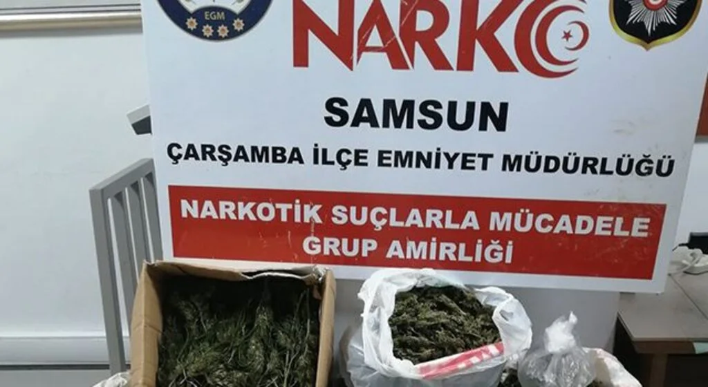 Çarşamba'da 'uyuşturucu' operasyonu: 3 gözaltı