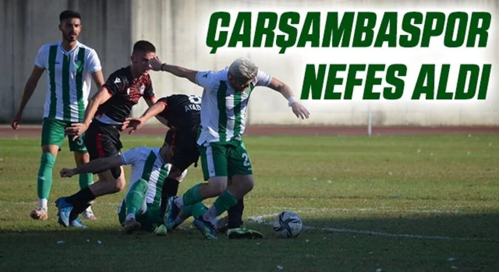 Çarşambaspor Nefes Aldı