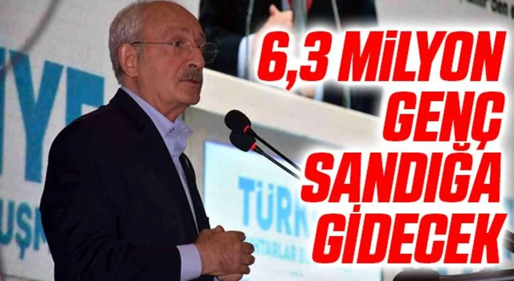 CHP Genel Başkanı Kemal Kılıçdaroğlu: 6,3 milyon genç sandığa gidecek