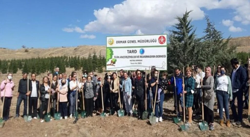 Covid19 Nedeniyle Hayatını Kaybedenlerin Anısına Hatıra Ormanı