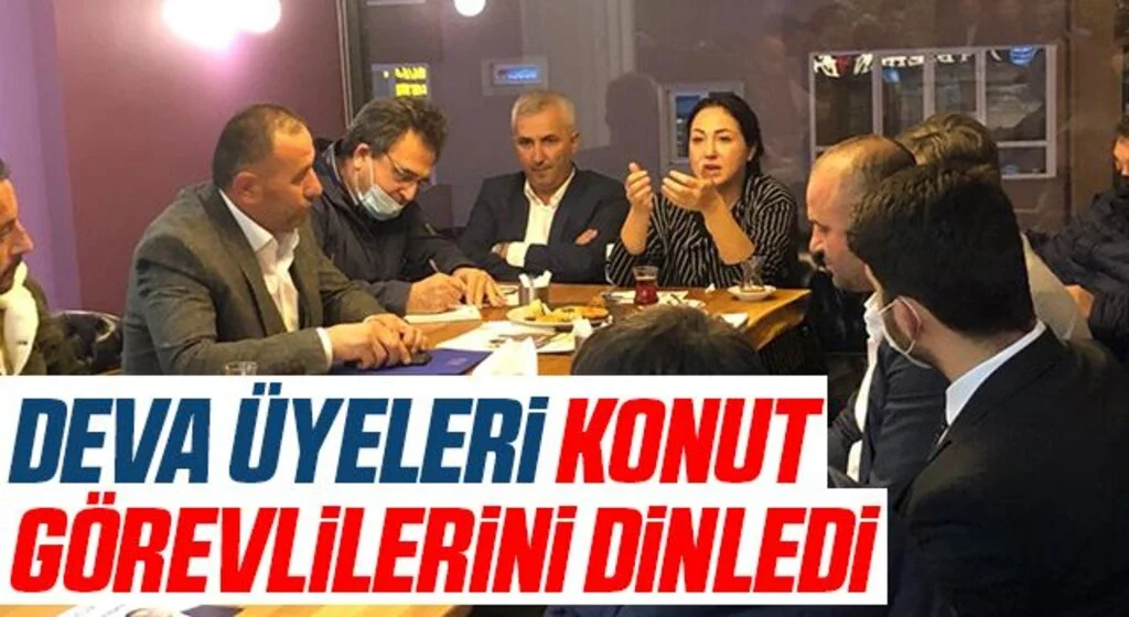 DEVA üyeleri konut görevlilerini dinledi 