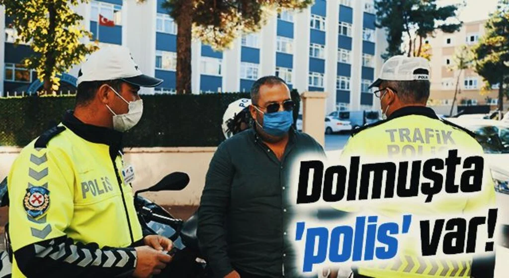 Dolmuşta 'polis' var!