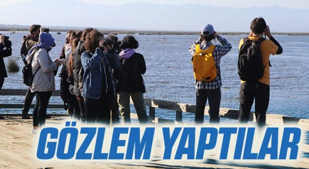 Dünya Göçmen Kuşlar Günü'nde Kızılırmak Deltasında kuş gözlemlediler