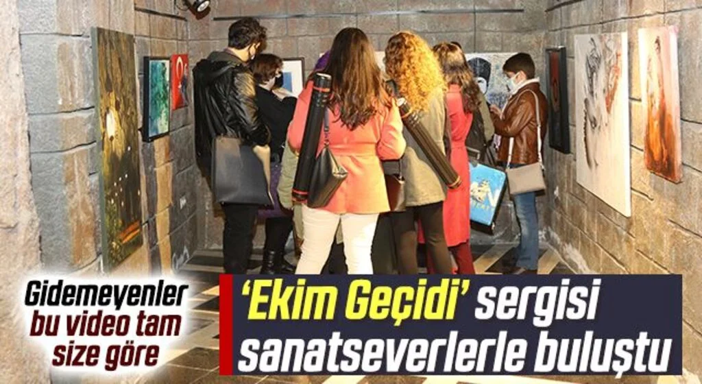 “Ekim Geçidi” sergisi sanatseverlerle buluştu