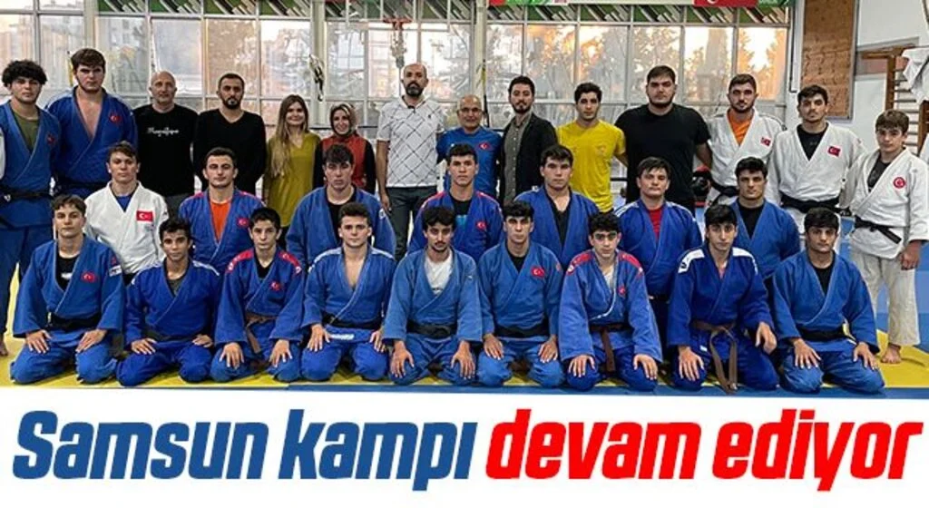 Erkek Judo Genç ve Ümit Milli Takımı Samsun kampı devam ediyor