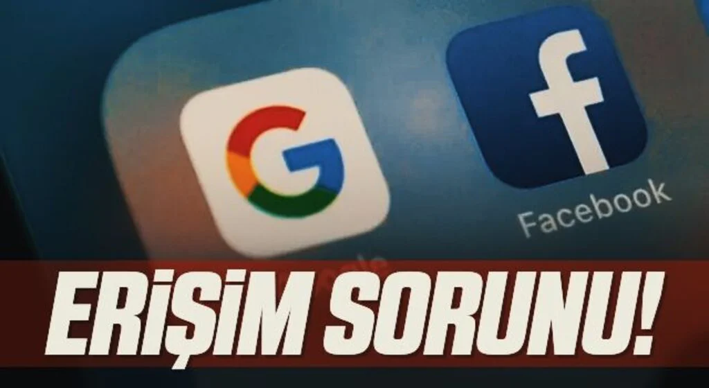 Facebook ve Gmail çöktü mü? Facebook ve Gmail'de erişim sorunu!