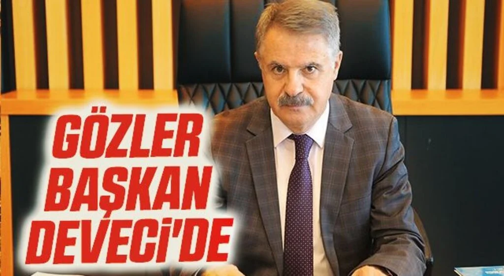Gözler Başkan Cemil Deveci'de