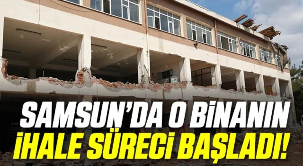 Havza MTAL binası ihale süreci başladı