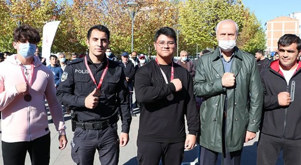 Havza’da bilek güreşi turnuvası düzenlendi
