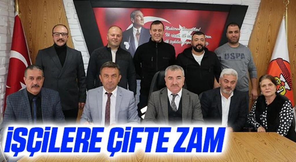 Havzalı işçilere çifte zam