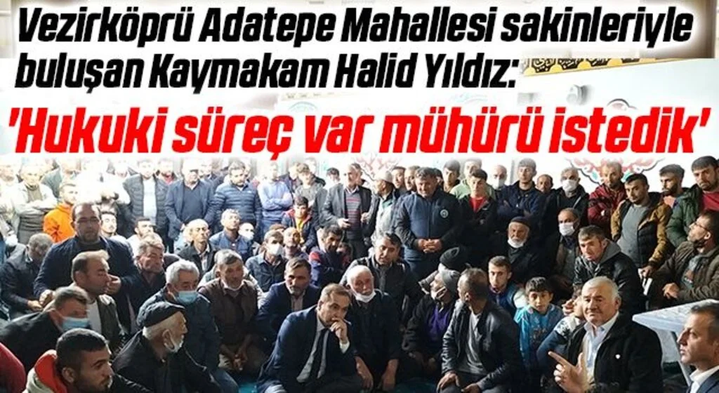 'Hukuki süreç var mühürü istedik'