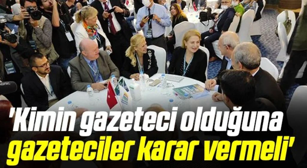 'Kimin gazeteci olduğuna  gazeteciler karar vermeli'