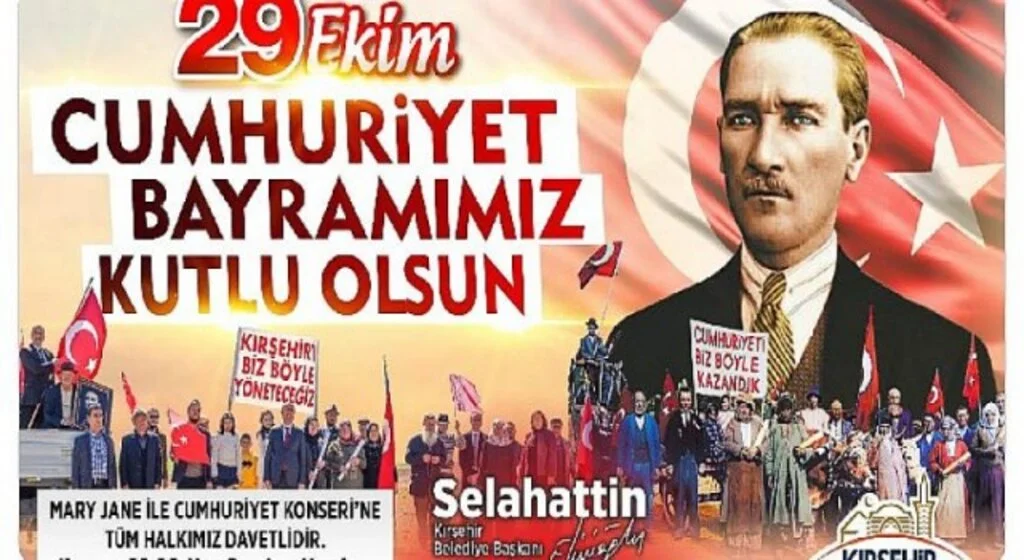 Kırşehir Belediye Başkanı Selahattin Ekicioğlu Cumhuriyet Bayramı Mesajı yayınladı