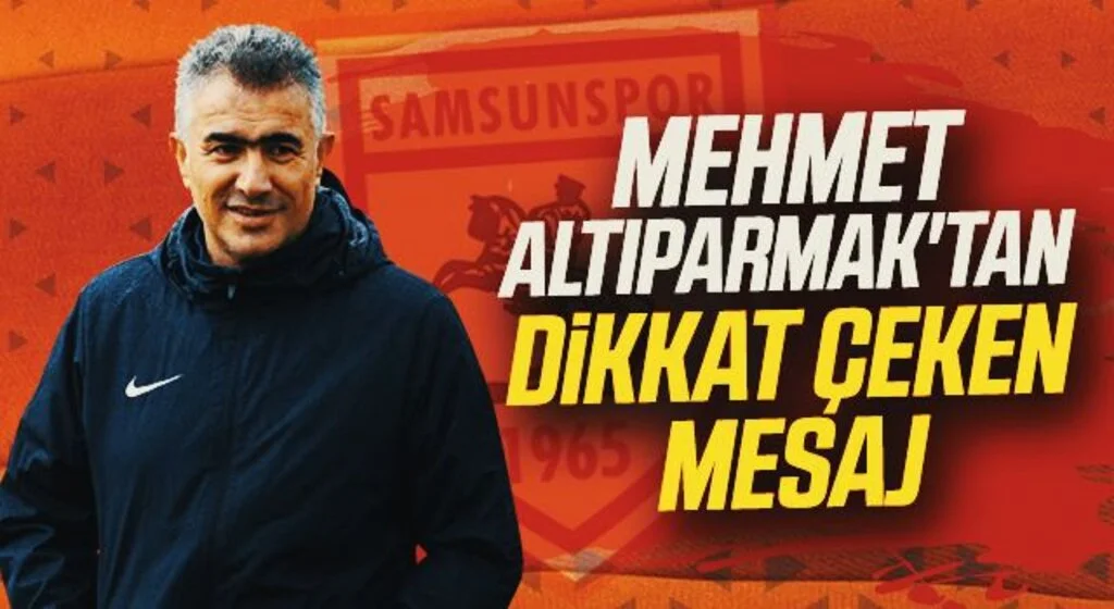 Mehmet Altıparmak'tan Dikkat Çeken Mesaj